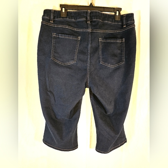 d. jeans 18W Denim 16.5 Inseam Stretch Shorts - Picture 4 of 5